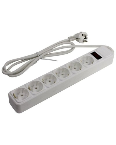 SP6W-150. Сетевой фильтр 6 розеток, 5м, белый. 5bites в Новосибирске
