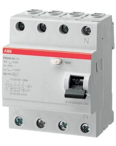 FH204 AC-40/0,03 (2CSF204004R1400). Выключатель дифференциального тока (УЗО). ABB в Новосибирске