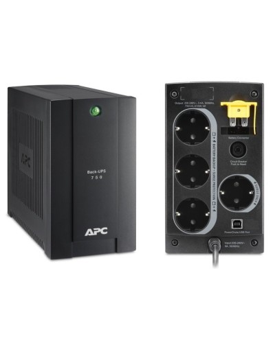 BC750-RS APC Back-UPS 750 ВА. Источник бесперебойного питания. APC в Новосибирске