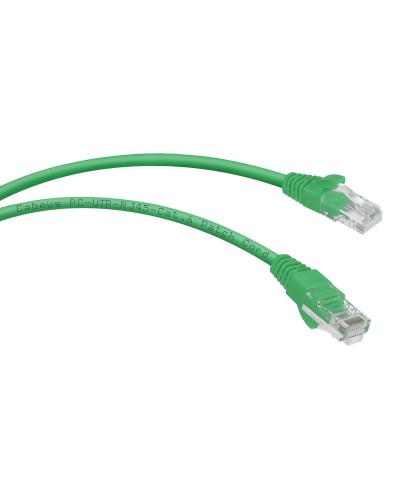 PC-UTP-RJ45-Cat.6-3m-GN (8687c), зелёный. Патч-корд медный. CABEUS в Новосибирске