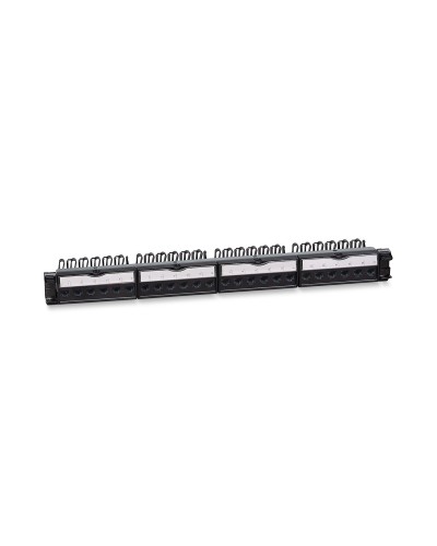 PL-24-KJ-RJ45-Cat.6a-180T (11832c): Патч-панель 19" (1U), 24 порта RJ-45, категория 6a, с задним кабельным организатором в Новосибирске