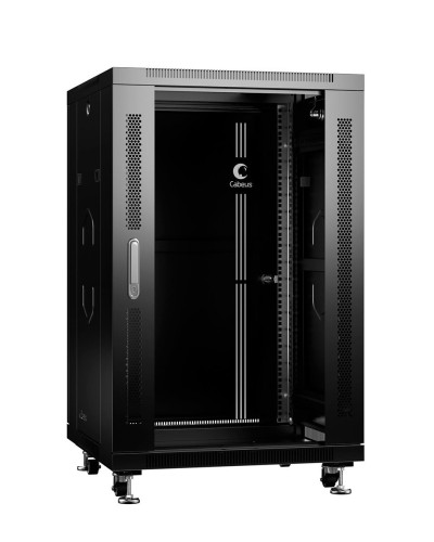 SH-05C-18U60/100-BK (8539c). Шкаф телекоммуникационный 19 напольный 18U. CABEUS в Новосибирске