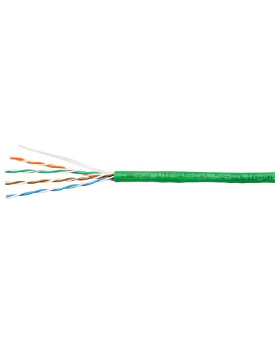 UTP-4P-Cat.5e-SOLID-LSLTx-GN (10990c). Кабель «витая пара» (LAN) для структурированных систем связи. CABEUS в Новосибирске