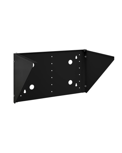 NC-6U-V-BK (12027c). Кронштейн настенный вертикальный 19 6U, цвет черный. CABEUS в Новосибирске
