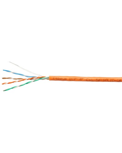 UTP-4P-Cat.5e-SOLID-OR-100 (7253c-5). Кабель «витая пара» (LAN) для структурированных систем связи. CABEUS в Новосибирске