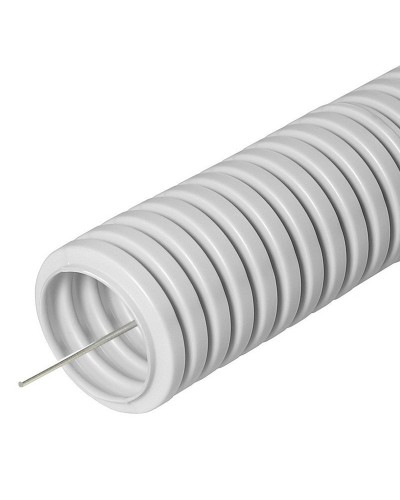 FCPL-32-PVC-025-1-GY (11230c): Труба гофрированная гибкая, лёгкая с протяжкой в Новосибирске