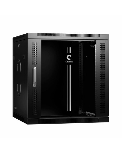 SH-05F-12U60/60-R-BK (10743c). Шкаф телекоммуникационный 19 настенный 12U. CABEUS в Новосибирске