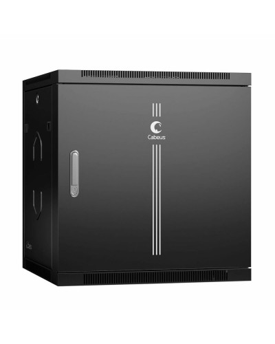 SH-05F-12U60/35m-R-BK (10757c). Шкаф телекоммуникационный 19 настенный 12U. CABEUS в Новосибирске