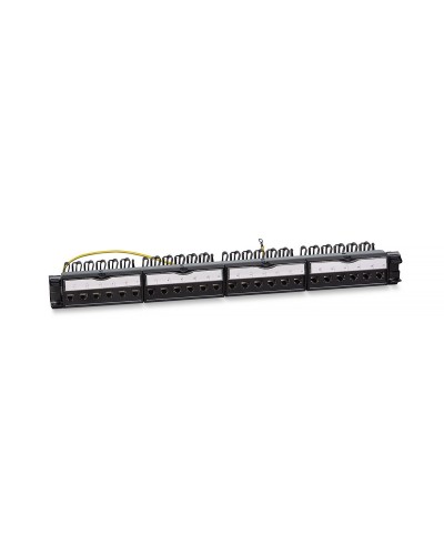 PL-24-KJ-RJ45-Cat.6a-SH-180T (11834c): Патч-панель 19" (1U), 24 порта RJ-45, категория 6a, полностью экранированная в Новосибирске