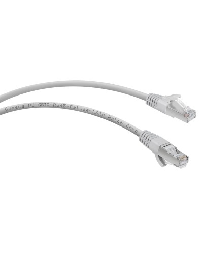 PC-SSTP-RJ45-Cat.6a-0.5m-LSZH (7900c), серый. Патч-корд медный. CABEUS в Новосибирске