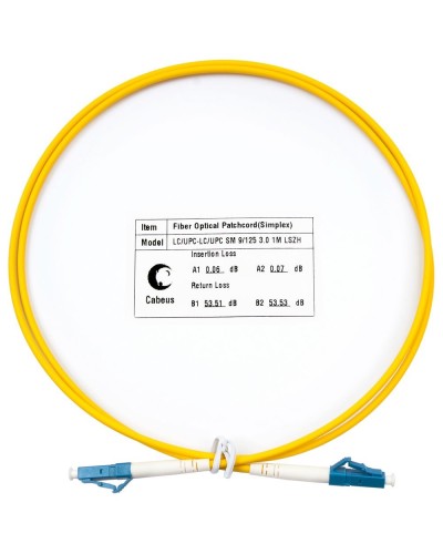 FOP(s)-9-LC-LC-0,5m (8807c). Патч-корд оптический. CABEUS в Новосибирске