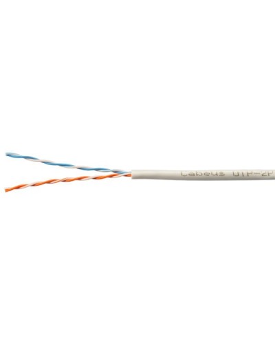 UTP-2P-Cat.5e-SOLID-GY-100 (7169c-5). Кабель «витая пара» (LAN) для структурированных систем связи. CABEUS в Новосибирске