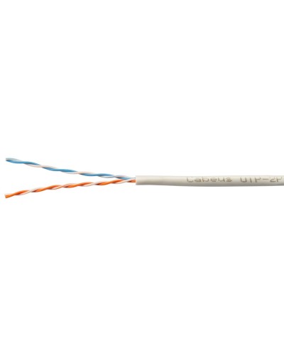 UTP-2P-Cat.5e-SOLID-GY-500 (11212c). Кабель «витая пара» (LAN) для структурированных систем связи. CABEUS в Новосибирске