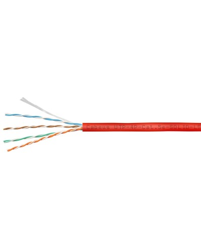 UTP-4P-Cat.5e-SOLID-LSZH-RD (9778c). Кабель «витая пара» (LAN) для структурированных систем связи. CABEUS в Новосибирске