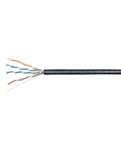 UTP-4P-Cat.5e-SOLID-OUT-LSZH-UV (7172c). Кабель «витая пара» (LAN) для структурированных систем связи. CABEUS в Новосибирске