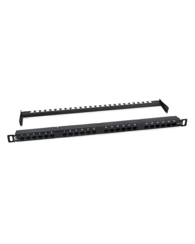 PLHD-24-Cat.5e-Dual-180-0,5U (9663c): Патч-панель 19" в Новосибирске