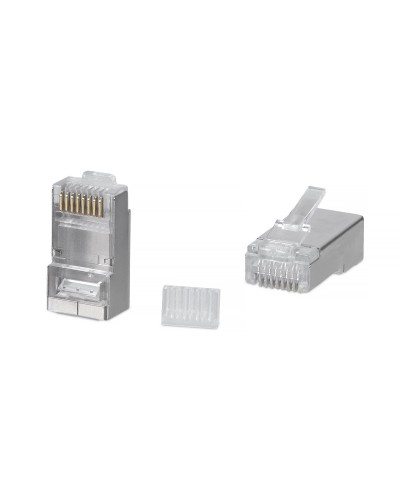8P8C-SH-C6-TWP (100 шт) (7779c). Разъем RJ-45. CABEUS в Новосибирске