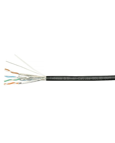 STP-4P-Cat.6a-SOLID-OUT-LSZH-UV (7198c). Кабель «витая пара» (LAN) для структурированных систем связи. CABEUS в Новосибирске