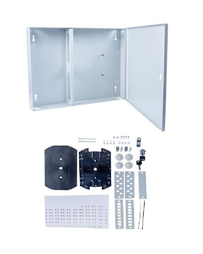 FO-WL-16-SC/2LC/FC/ST-FP-K (12302c). Бокс оптический настенный. CABEUS в Новосибирске