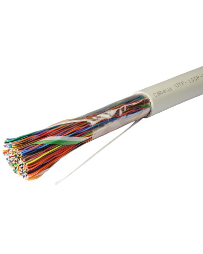 UTP-100P-Cat.3-IN (7284c). Кабель «витая пара» (LAN) для структурированных систем связи. CABEUS в Новосибирске