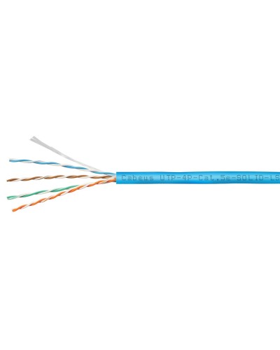 UTP-4P-Cat.5e-SOLID-LSZH-BL-100 (9777c-5). Кабель «витая пара» (LAN) для структурированных систем связи. CABEUS в Новосибирске