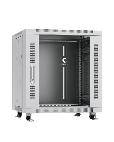 SH-05C-12U60/60 (7645c). Шкаф телекоммуникационный 19 напольный 12U. CABEUS в Новосибирске