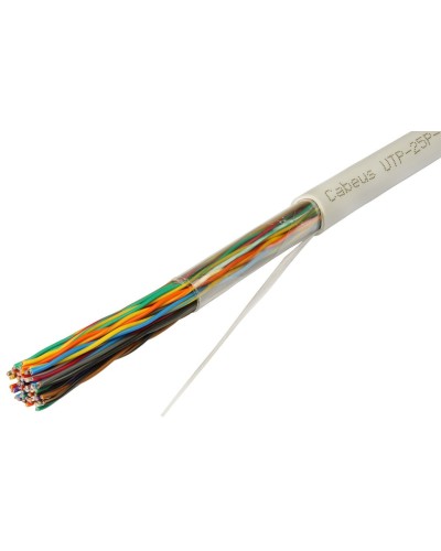 UTP-25P-Cat.3-IN (7279c). Кабель «витая пара» (LAN) для структурированных систем связи. CABEUS в Новосибирске