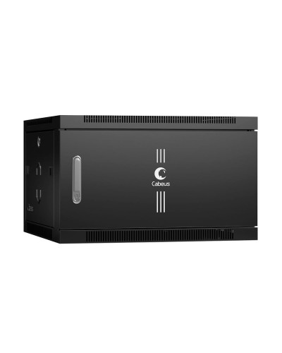 SH-05F-6U60/35m-BK (8609c). Шкаф телекоммуникационный 19 настенный 6U. CABEUS в Новосибирске