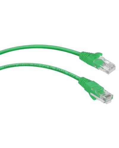 PC-UTP-RJ45-Cat.5e-0.5m-GN (7667c), зелёный. Патч-корд медный. CABEUS в Новосибирске