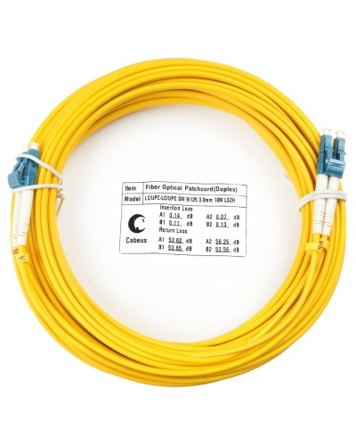 FOP(d)-9-LC-LC-1,5m (7514c). Патч-корд оптический. CABEUS в Новосибирске