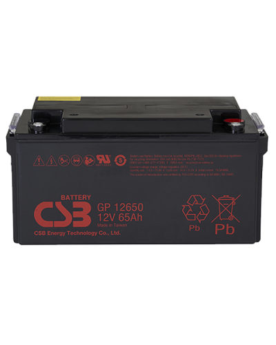 CSB GP 12650. Аккумулятор герметичный свинцово-кислотный. CSB в Новосибирске