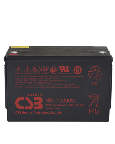 CSB HRL 12390W. Аккумулятор герметичный свинцово-кислотный. CSB в Новосибирске