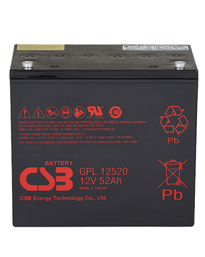 CSB GPL 12520. Аккумулятор герметичный свинцово-кислотный. CSB в Новосибирске