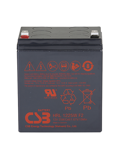 CSB HRL 1225W. Аккумулятор герметичный свинцово-кислотный. CSB в Новосибирске
