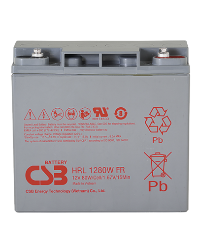 CSB HRL 12280W FR. Аккумулятор герметичный свинцово-кислотный. CSB в Новосибирске