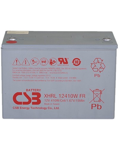 CSB XHRL 12410W FR. Аккумулятор герметичный свинцово-кислотный. CSB в Новосибирске