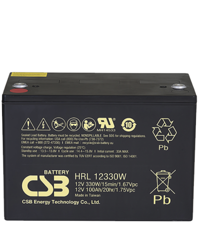 CSB HRL 12330W FR. Аккумулятор герметичный свинцово-кислотный. CSB в Новосибирске