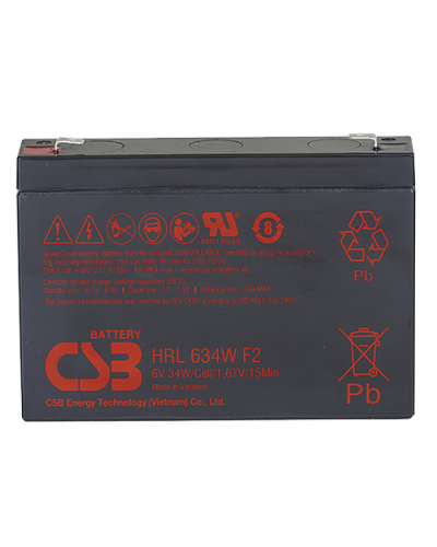 CSB HRL 634W FR. Аккумулятор герметичный свинцово-кислотный. CSB в Новосибирске