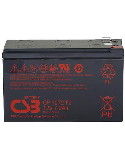 CSB GP 1272 F2. Аккумулятор герметичный свинцово-кислотный. CSB в Новосибирске