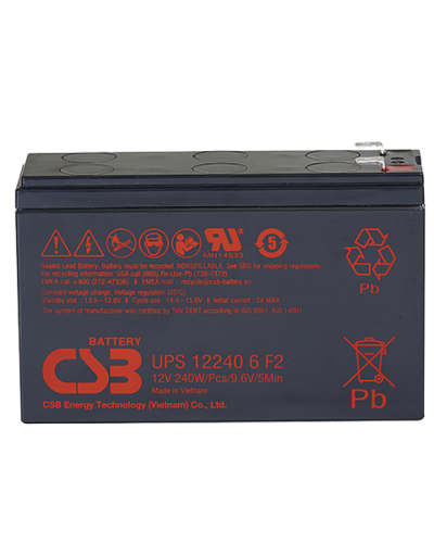 CSB UPS 122406. Аккумулятор герметичный свинцово-кислотный. CSB в Новосибирске