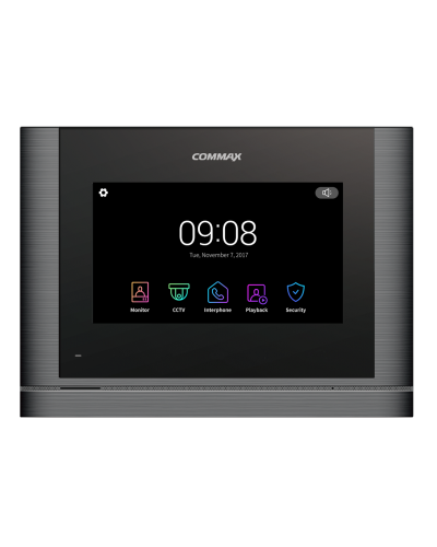 CDV-704MF/VZ (темное серебро) Black Smog. Монитор видеодомофона цветной. Commax в Новосибирске