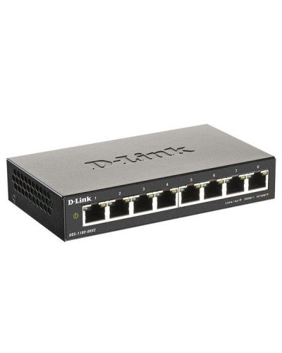 DGS-1100-08V2/A1A. Коммутатор. D-Link в Новосибирске