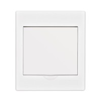 Корпус ЩРН-П 4 модуля IP41 навесной белая дверь (31084DEK). Корпус пластиковый. DEKraft
