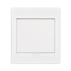 Корпус ЩРН-П 4 модуля IP41 навесной белая дверь (31084DEK). Корпус пластиковый. DEKraft