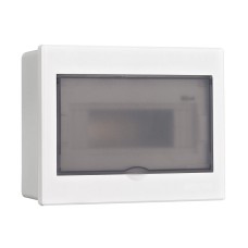 Корпус ЩРВ-П 9 модулей IP41 встраиваемый прозрачная дверь (31052DEK). Корпус пластиковый. DEKraft