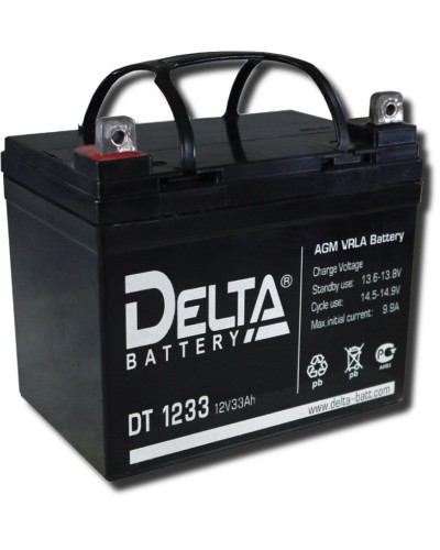 Delta DT 1233. Аккумулятор герметичный свинцово-кислотный. Delta в Новосибирске