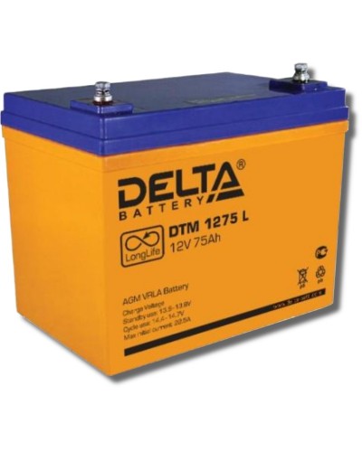 Delta DTM 1275 L. Аккумулятор герметичный свинцово-кислотный. Delta в Новосибирске