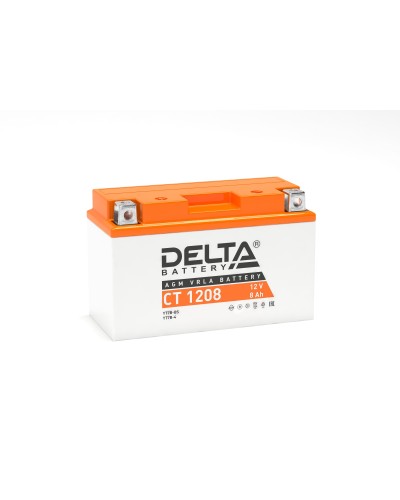 Delta CT 1208. Аккумулятор герметичный свинцово-кислотный стартерный. Delta в Новосибирске