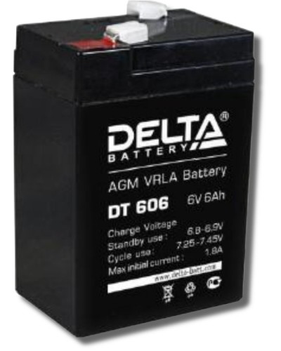 Delta DT 606. Аккумулятор герметичный свинцово-кислотный. Delta в Новосибирске