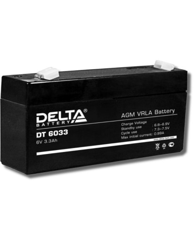 Delta DT 6033. Аккумулятор герметичный свинцово-кислотный. Delta в Новосибирске